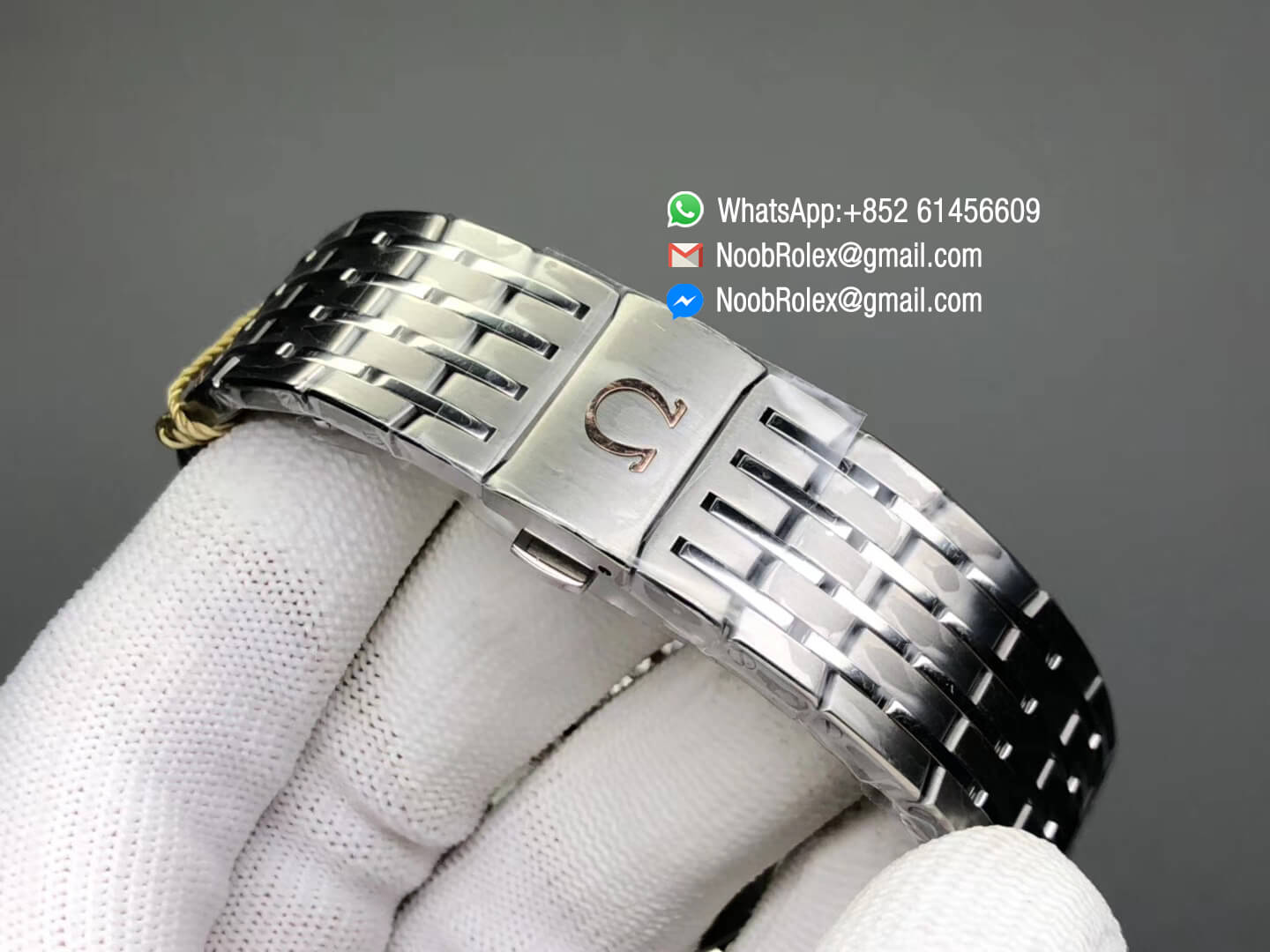 De Ville Co-Axial Watch 41MM Stainless Steel Case Blue Dial A8500 SSS Factory Best Quality Copy