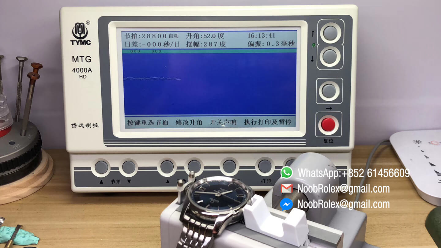 De Ville Hour Vision 41mm Stainless Steel Case and Bracelet Blue Dial VSF Best Edition A8500 Super Clone Movement