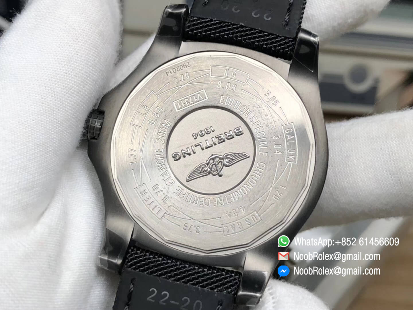 Avenger BlackBird 44mm DLC Titanium Case Black Dial on Gray Nylon Strap Asian Clone 2824 ZF 1:1 Best Edition