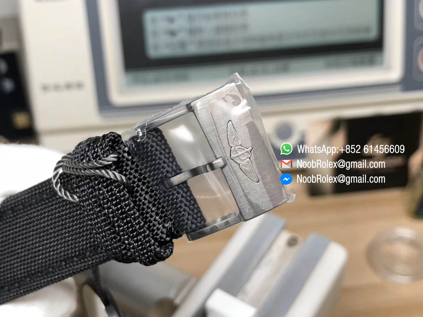 Avenger BlackBird 44mm DLC Titanium Case Black Dial on Gray Nylon Strap Asian Clone 2824 ZF 1:1 Best Edition