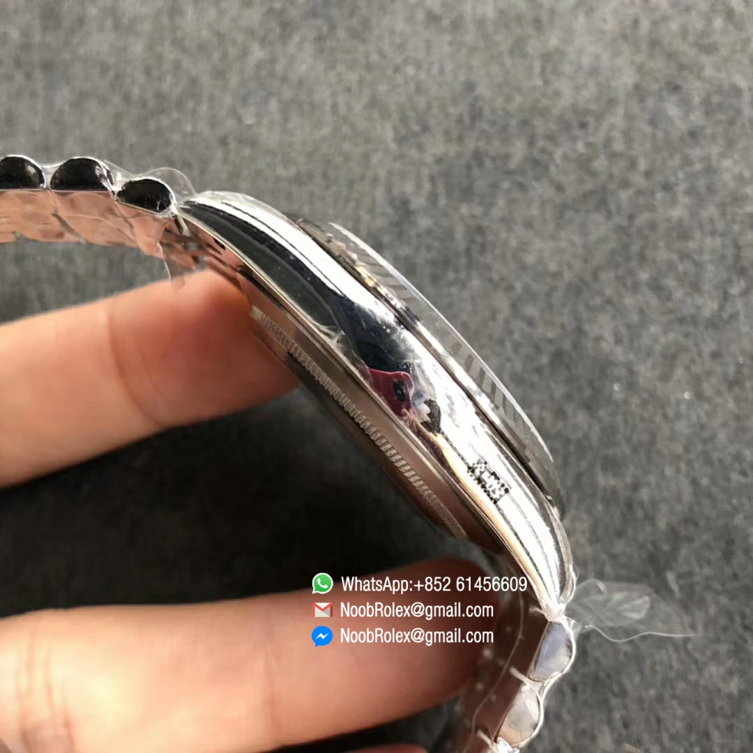 DATEJUST 41 126334 904L STEEL CASE BLUE DIAL ON JUBILEE BRACELET WITH ASIAN 2824 AUTO MOVEMENT AR FACTORY 1:1 BEST QUALITY V2