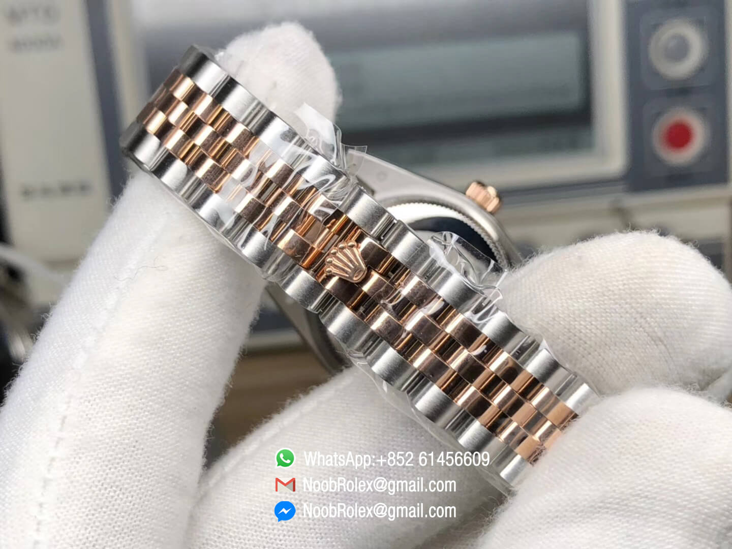 Rolex DateJust 36 Steel & Rose Gold 126283 Green Dial Diamond Bezel Roman Markers A2824 Best Edition