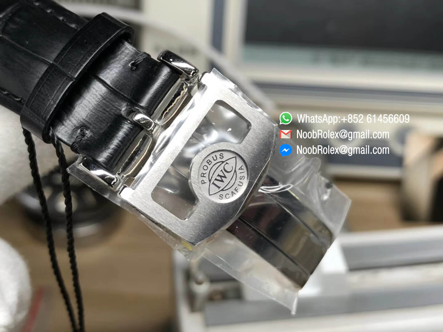 Portuguese Real Power Reserve Watch IW500106 Steel Case Gray Dial on Black Leather Strap A52010 Movement V3 YLF 1:1 Best Edition