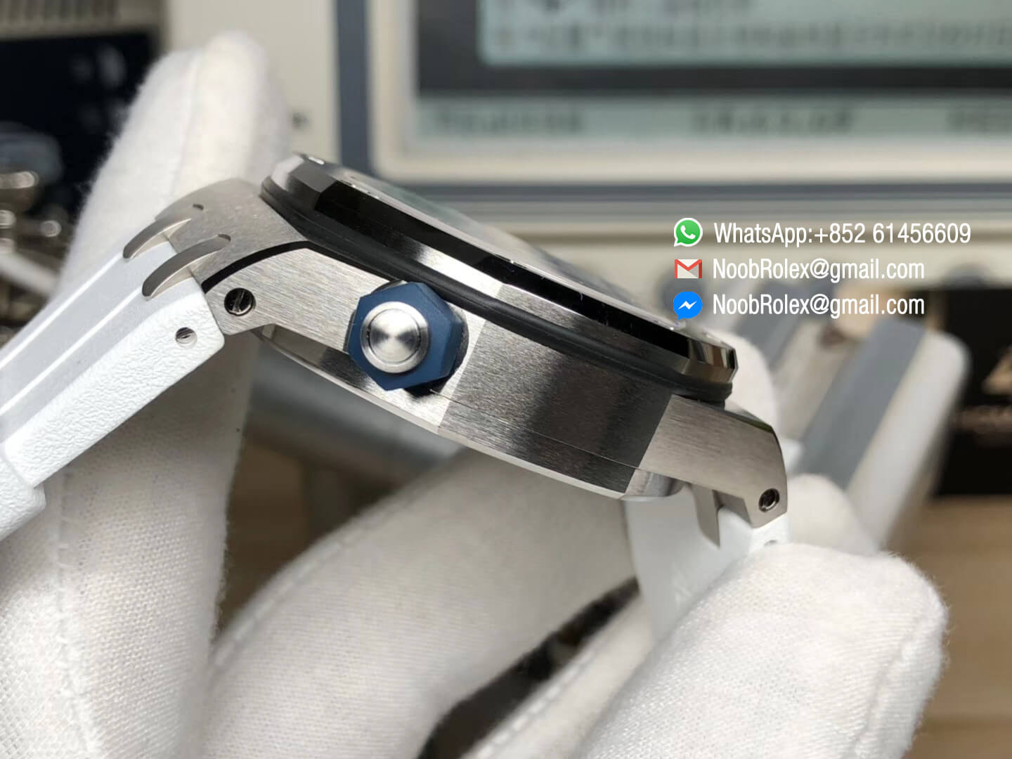 Royal Oak Offshore Diver 2017 White Dial & White Rubber Strap AP 15710 on A3120 JF 1:1 Best Quality Top Level Clone