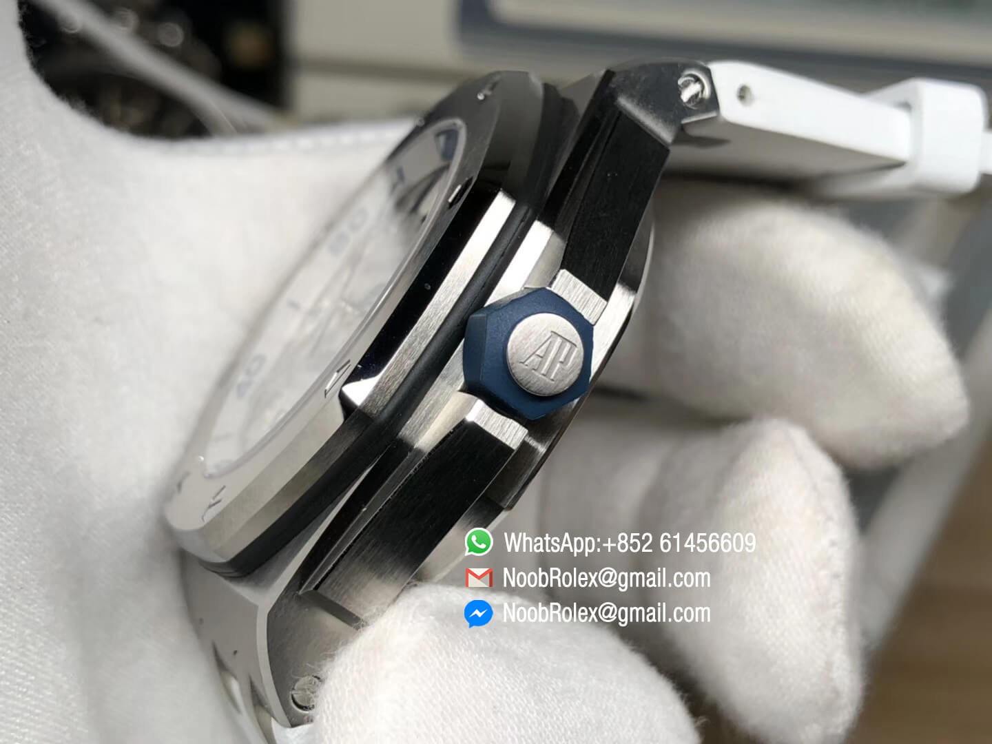 Royal Oak Offshore Diver 2017 White Dial & White Rubber Strap AP 15710 on A3120 JF 1:1 Best Quality Top Level Clone