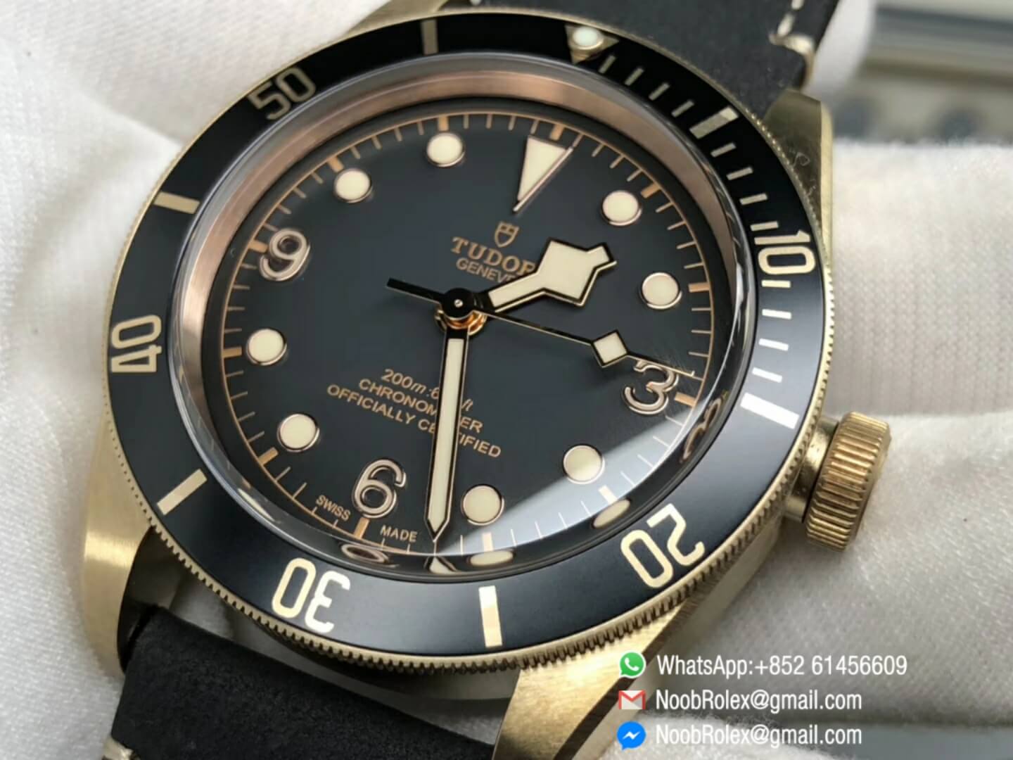 Black Bay Bronze 79250BA 43mm Bronze Case Slate-Grey Dial Calibre 9015 Black Leather Strap Baselworld 2019 New Model XF 1:1 Top Level Best Quality David Beckham Spokesman