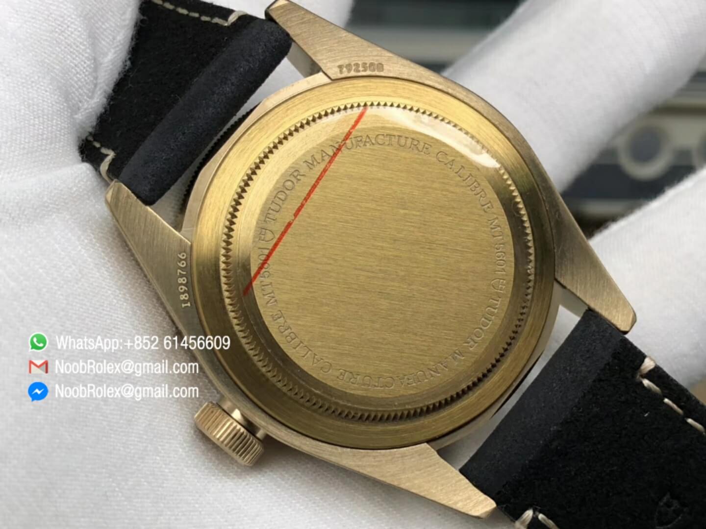 Black Bay Bronze 79250BA 43mm Bronze Case Slate-Grey Dial Calibre 9015 Black Leather Strap Baselworld 2019 New Model XF 1:1 Top Level Best Quality David Beckham Spokesman