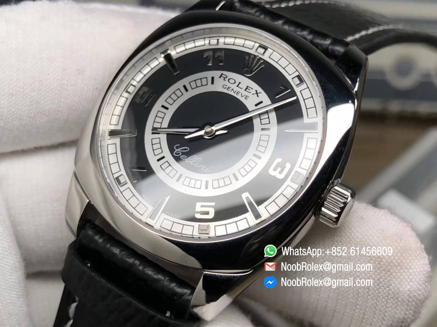 Cellini Danaos 4243 Steel Case Black Dial Manual Winding Movement 1:1 Best Quality Top Level Replica