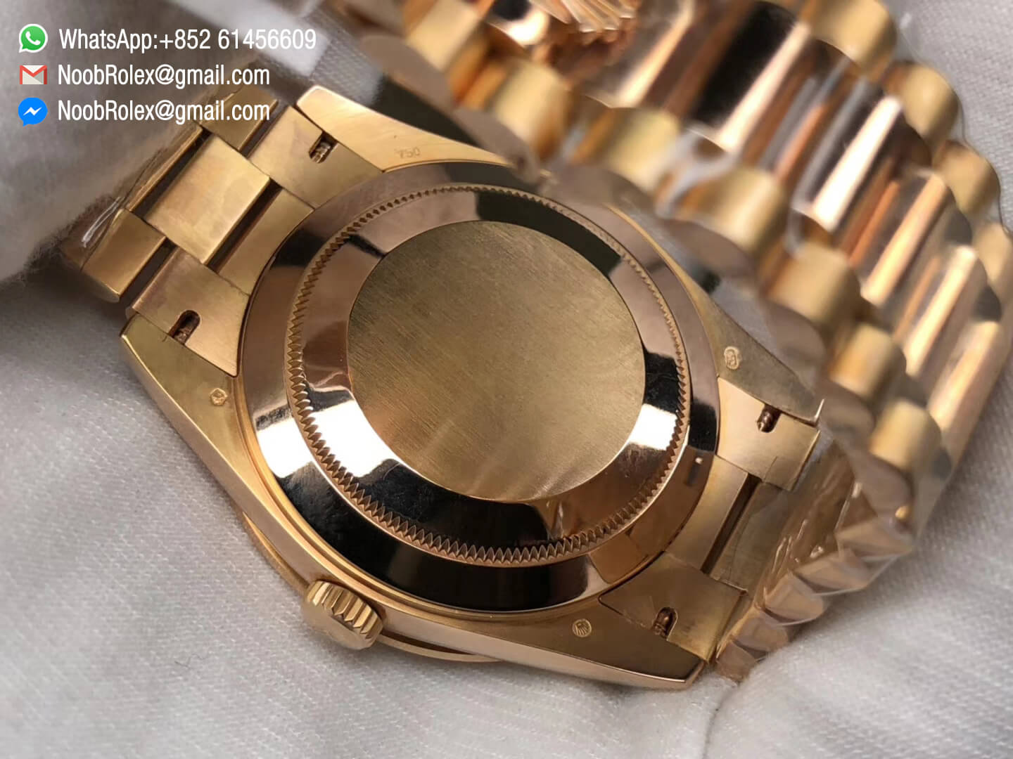 Oyster Perpetual Day-Date 40 228235 Wrapped Real 18K Everose Gold Case & Bracelet NOOB Factory Customize Edition Super Clone 3255 Movement Top Quality