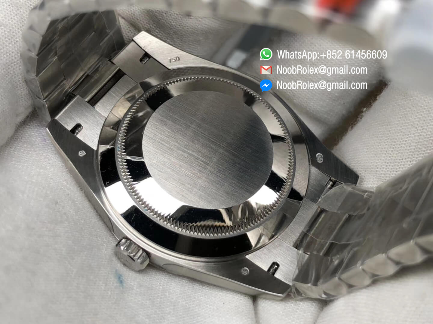 Oyster Perpetual Day-Date 40 228239 Steel Case Ice Blue with Diagonal Motif Dial Asian Clone Calibre 3255 Movement President Bracelet