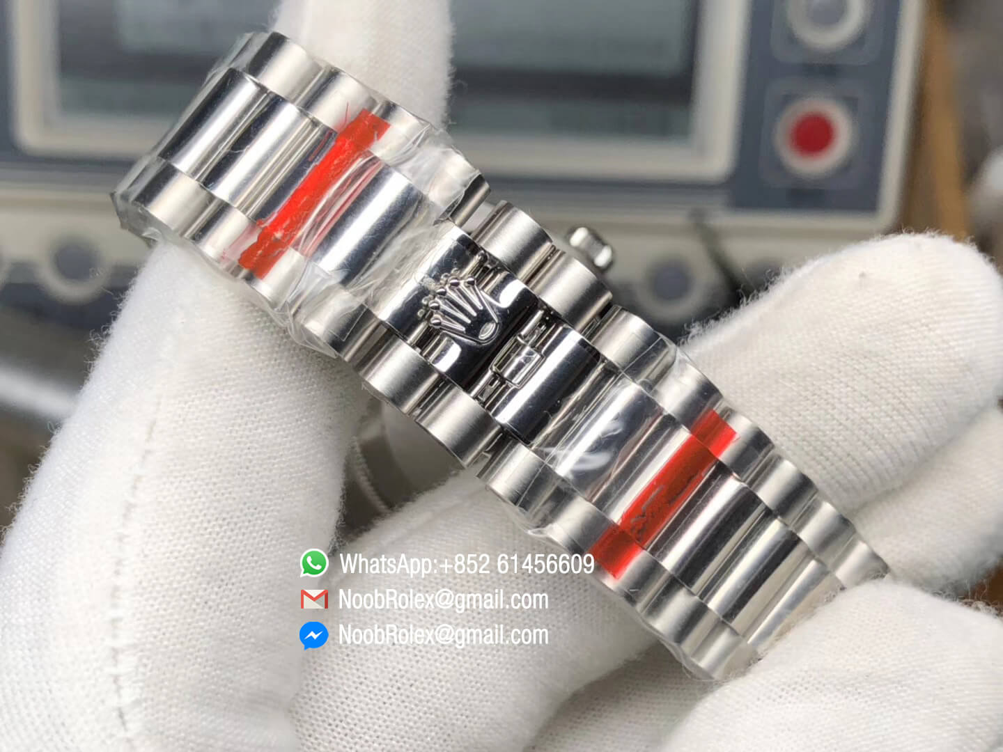 Oyster Perpetual Day-Date 40 228239 Steel Case Ice Blue with Diagonal Motif Dial Asian Clone Calibre 3255 Movement President Bracelet