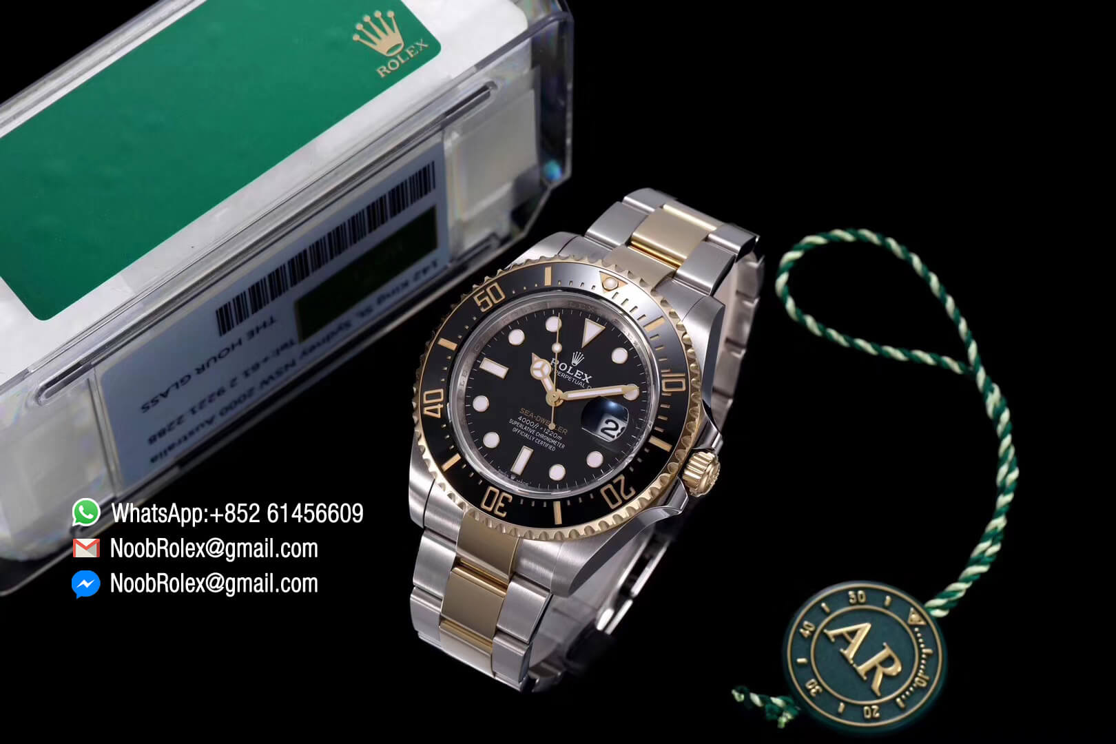 Sea-Dweller 126603 Two Tone Plated Yellow Gold Case 904L Steel and Yellow Gold Case and Bracelet A2824 ARF 1:1 Best Edition 2019 New Arrival