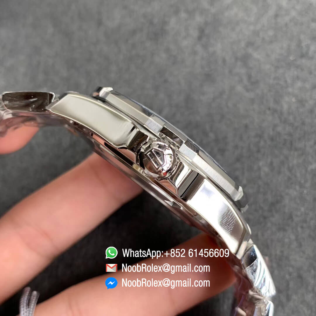 Aquaracer Calibre 5 Stainless Steel Case 43mm Blue Ceramic Bezel Blue Dial on Steel Bracelet Original SW200 Movement KOR Factory 1:1 Best Edition