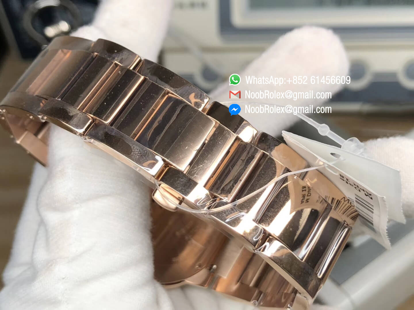 Cartier Ballon Bleu Collection WGBB0016 42mm Big Size for Men Rose Gold Case and Bracelet Silver Dial Automatic V6 1:1 Top Clone