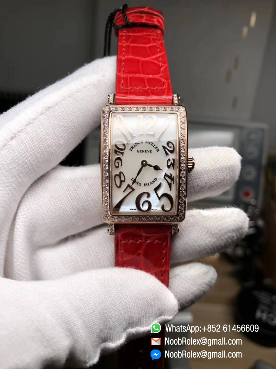 Ladies Luxury Watch Long Island 1952 952 QZ D Rose Gold Case & Diamonds Bezel Silver Mop Dial Swiss Quartz Movement GF 1:1 Best Quality