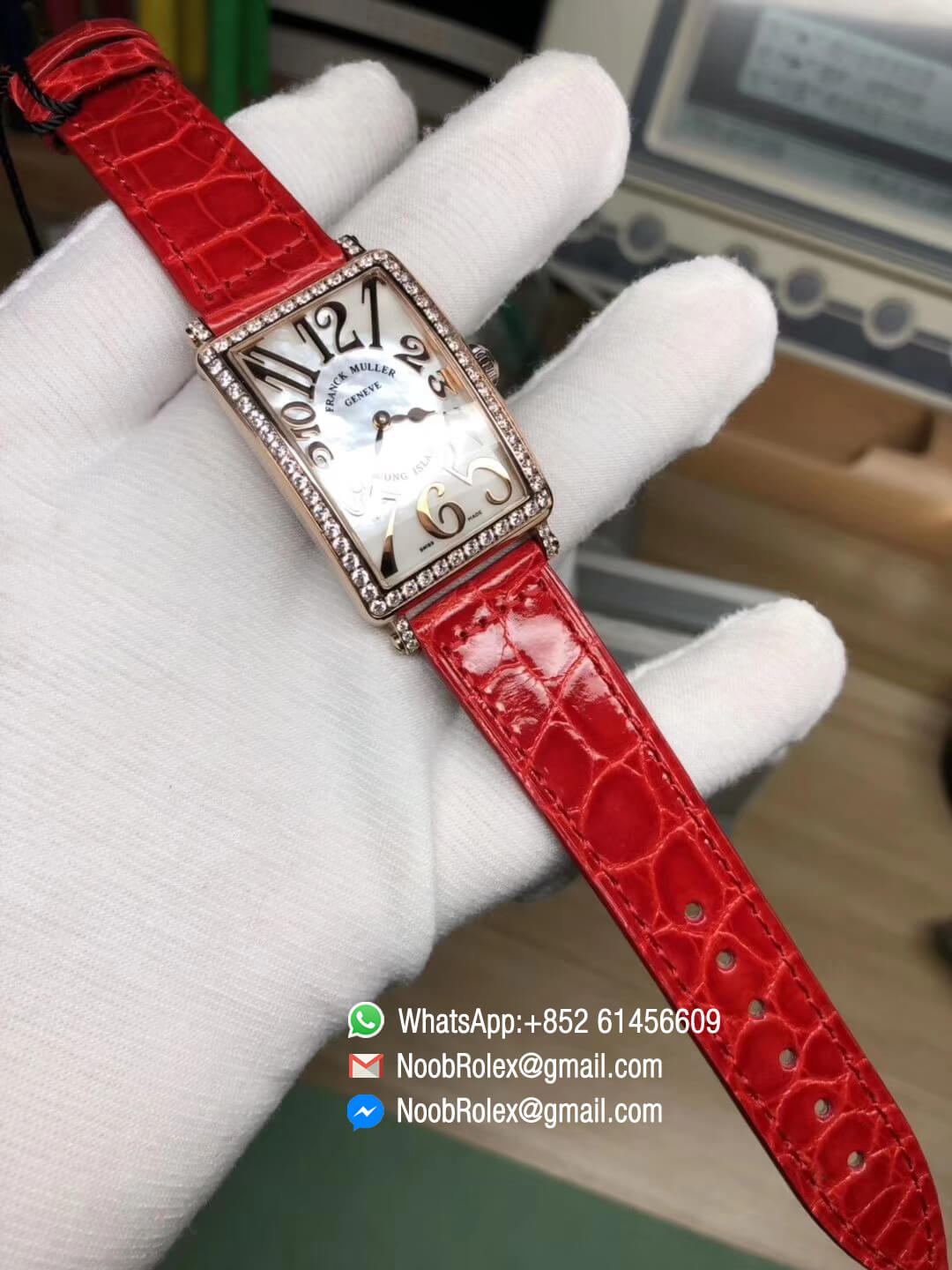 Ladies Luxury Watch Long Island 1952 952 QZ D Rose Gold Case & Diamonds Bezel Silver Mop Dial Swiss Quartz Movement GF 1:1 Best Quality