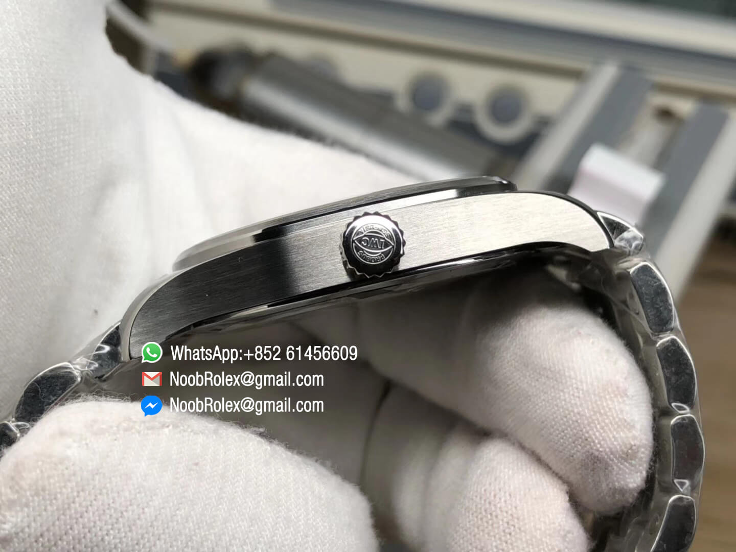 Mark XVIII IW327015 Steel Case Black Dial on Steel Bracelet with MIYOTA 9015 MKS 1:1 Top Replica Best Edition V2