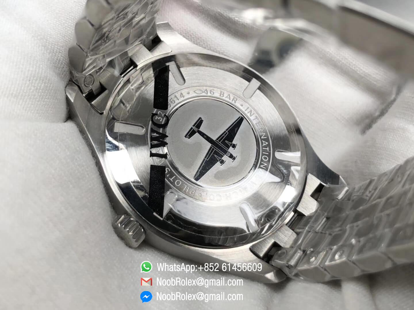 Mark XVIII IW327015 Steel Case Black Dial on Steel Bracelet with MIYOTA 9015 MKS 1:1 Top Replica Best Edition V2