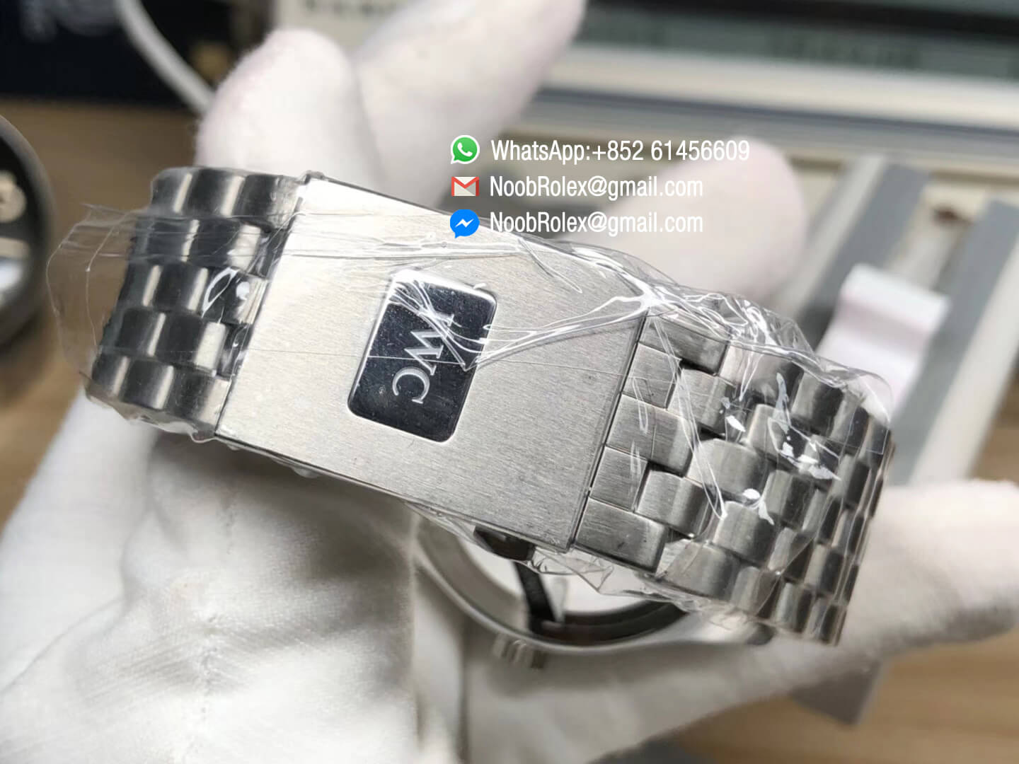 Mark XVIII IW327015 Steel Case Black Dial on Steel Bracelet with MIYOTA 9015 MKS 1:1 Top Replica Best Edition V2