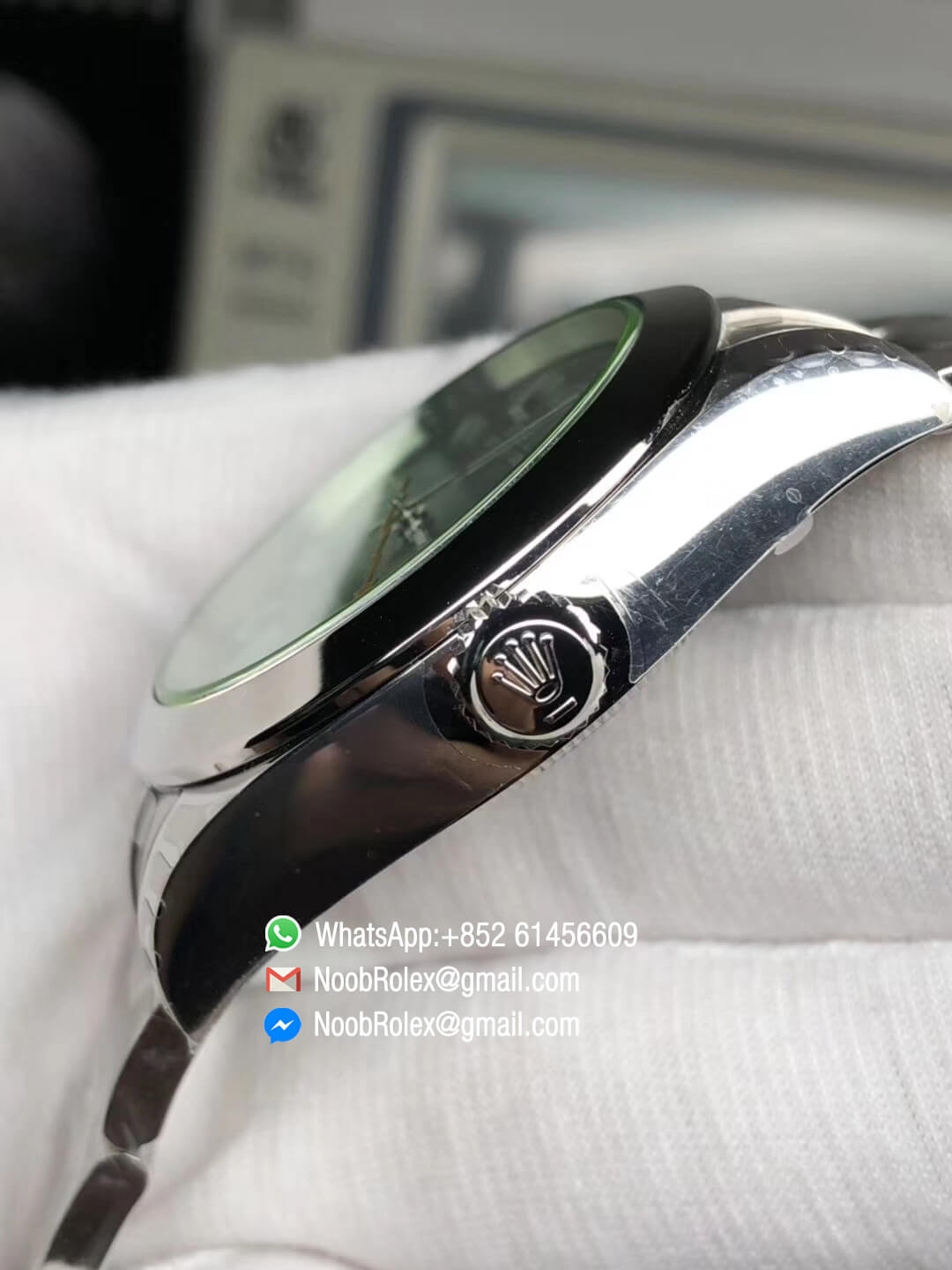 Milgauss 116400GV 116400 Real Green Sapphire 904L Steel Case Blue Dial on Steel Bracelet A2836 DJF 1:1 Top Quality Best Edition