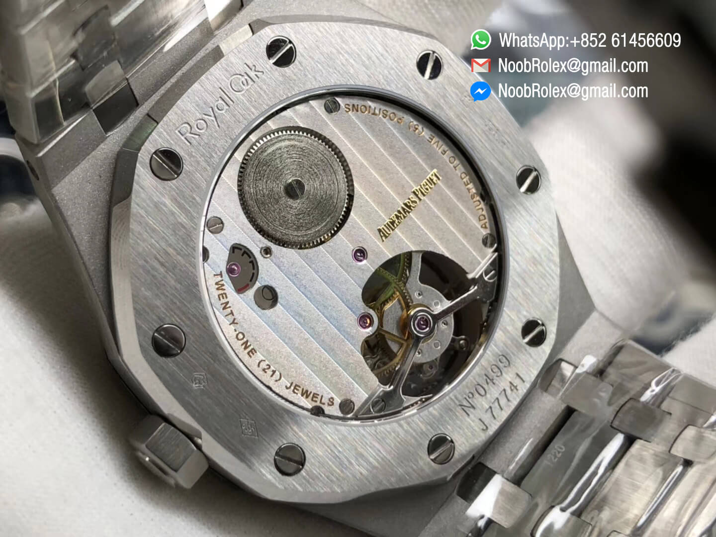 Royal Oak Tourbillon Extra-thin Stainless Steel Case Gray Textured Dial Hand-winding Movement on Steel Bracelet JF 1:1 Best Edition