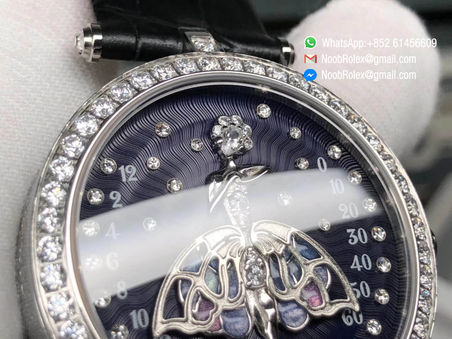 Van Cleef & Arpels New Poetic Complication Lady Arpels Ballerine Enchantée Dancer Watch with Diamond Functions are Same as Gen 1:1 Top Quality Replica