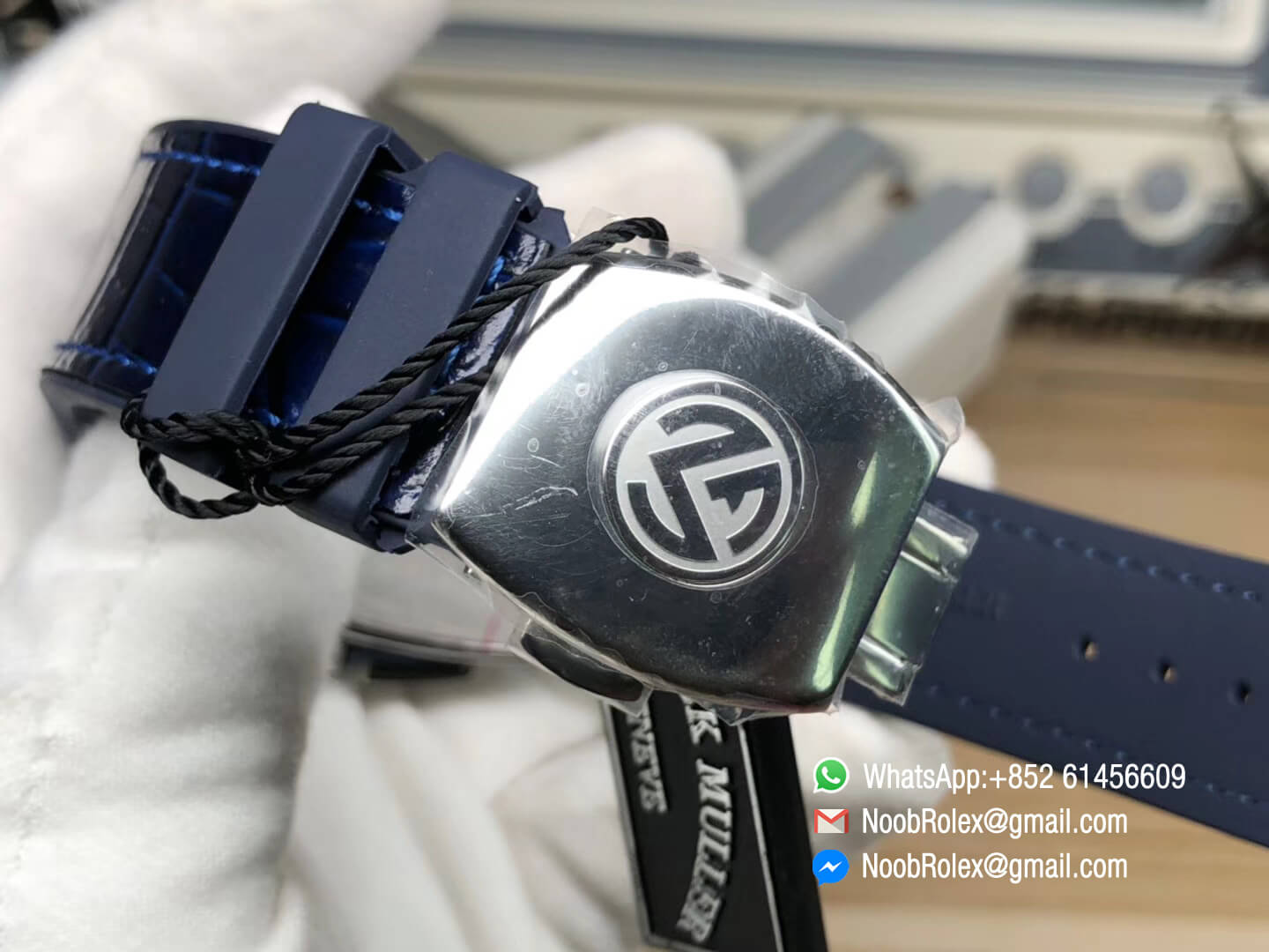 Vanguard Yachting Chronograph V45 CC DT Stainless Steel Case Blue Textured Dial on Blue Gummy Strap A7750 OXF Best Replica Edition