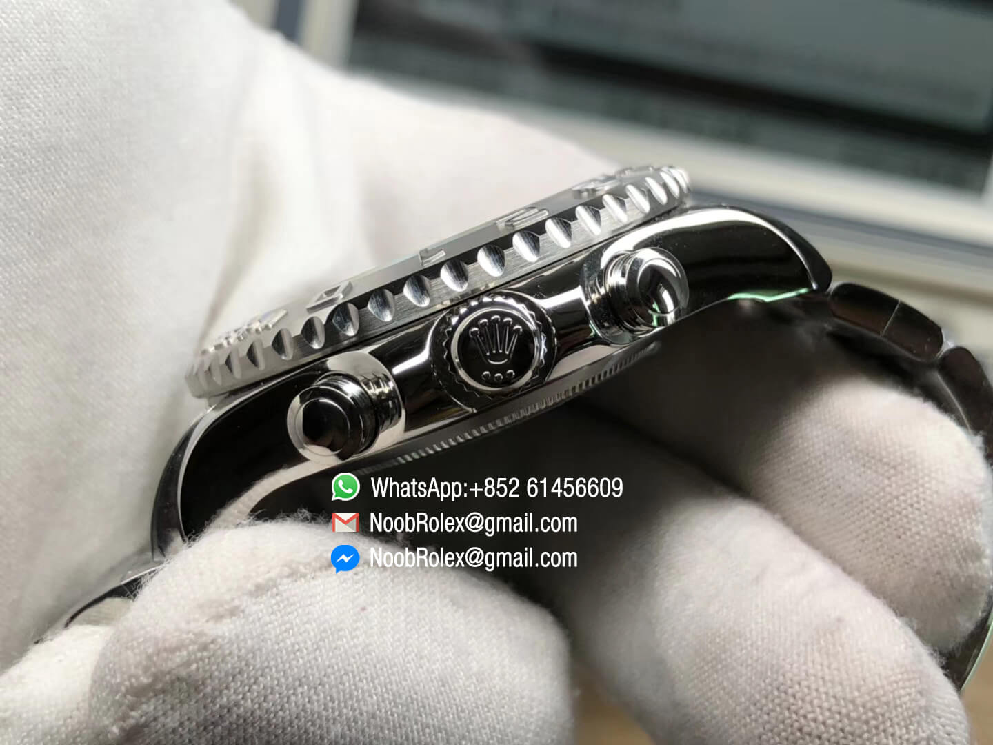 Yacht Master II 116689 Stainless Steel Case White Dial Red Chrono Hand and Second Subdial on Steel Bracelet A7750 JF 1:1 Best Edition