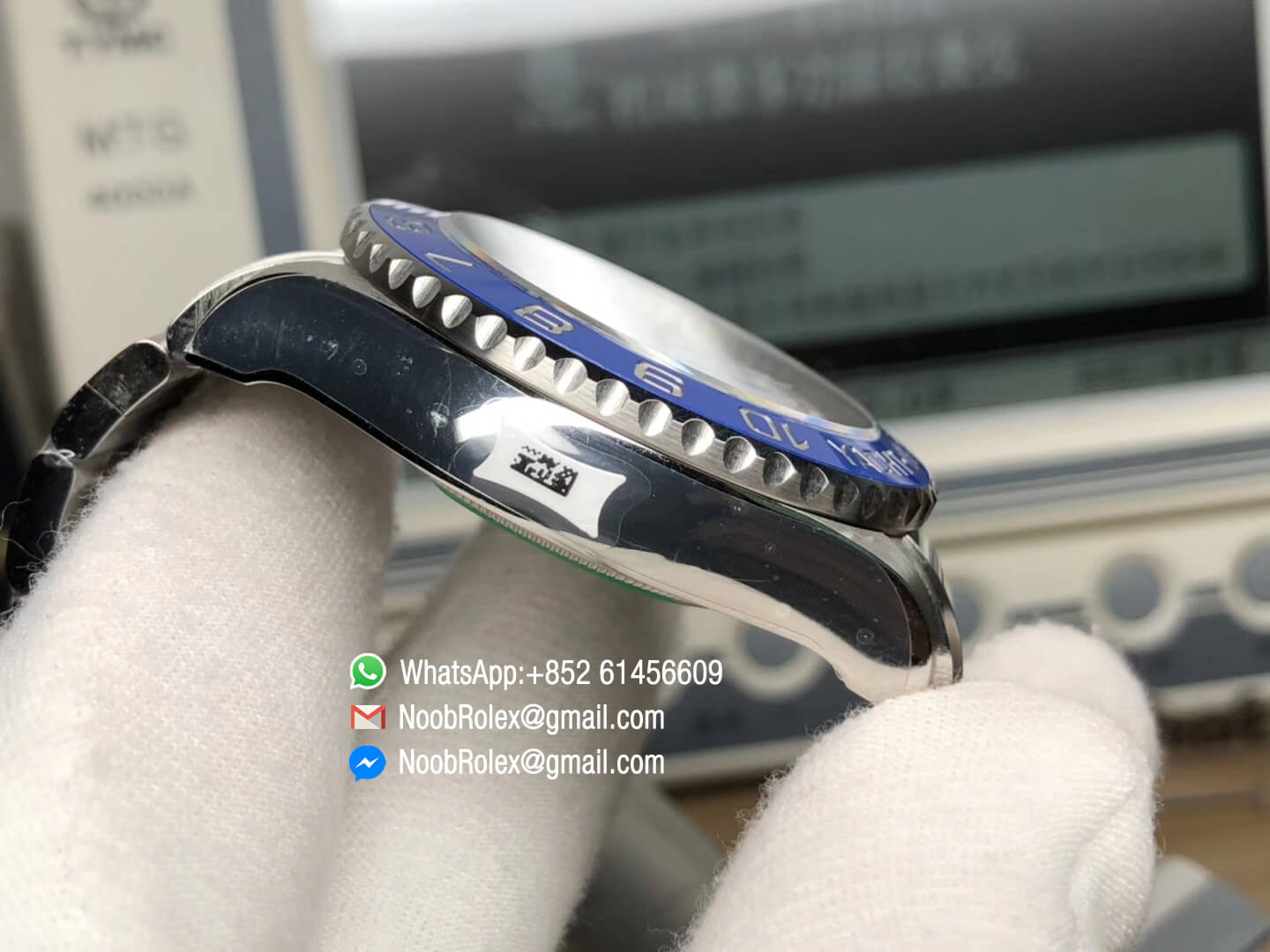 Yacht Master II 2017 baselworld 116680 Stainless Steel Case Blue Ceramic Bezel Silver Hand on Steel Bracelet A7750 JF 1:1 Best Quality Top Replica