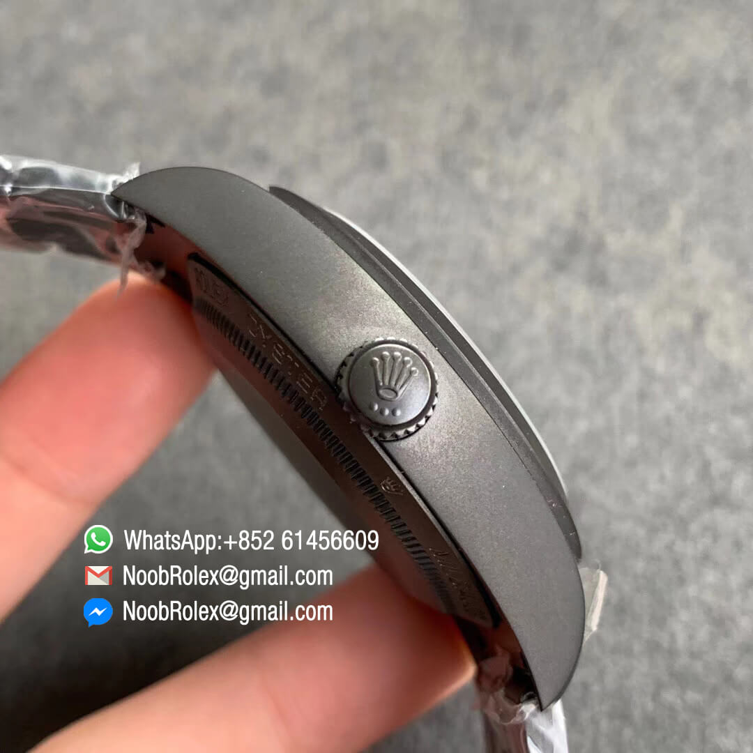 Milgauss PVD Plated Stainless Steel Case Label Noir Tourbillon Movement on PVD Bracelet JB Factory Best Edition