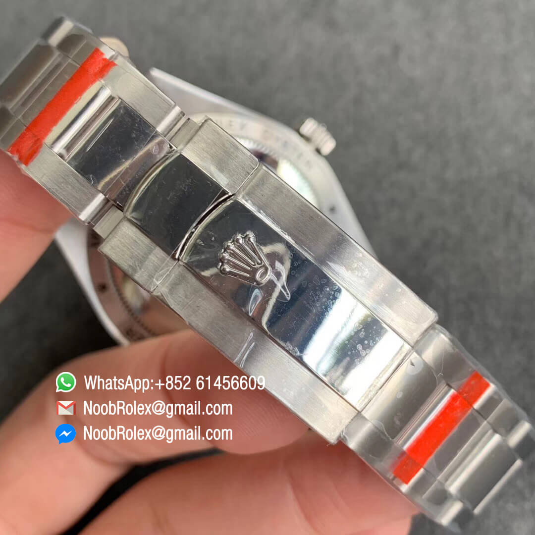 Milgauss Stainless Steel Case Label Noir Tourbillon on Steel Bracelet JB Factory Best Edition