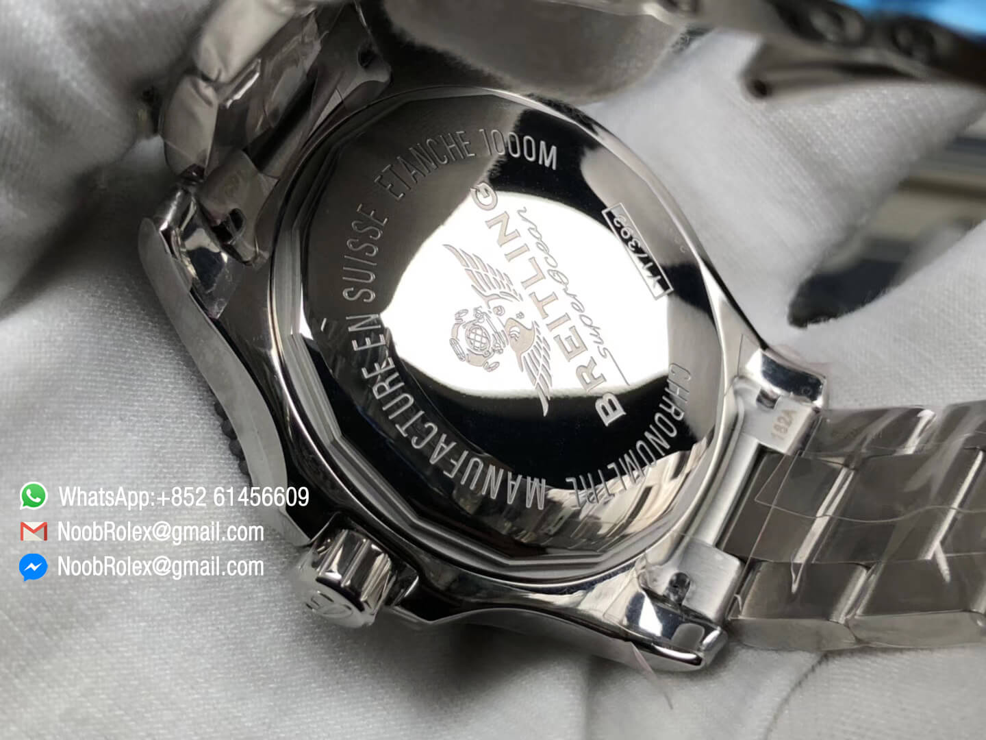 Superocean 44mm Special Edition Stainless Steel Case Ceramic Bezel GF 1:1 Best Edition Black Dial on Steel Bracelet A2824