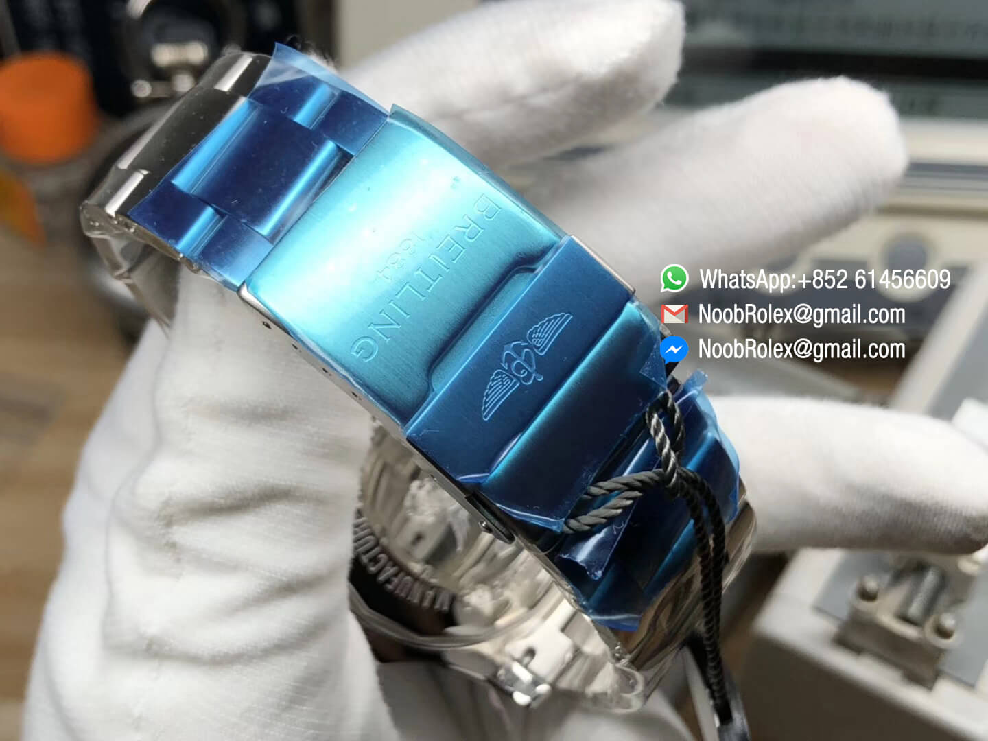 Superocean 44mm Special Edition Stainless Steel Case Ceramic Bezel GF 1:1 Best Edition Black Dial on Steel Bracelet A2824