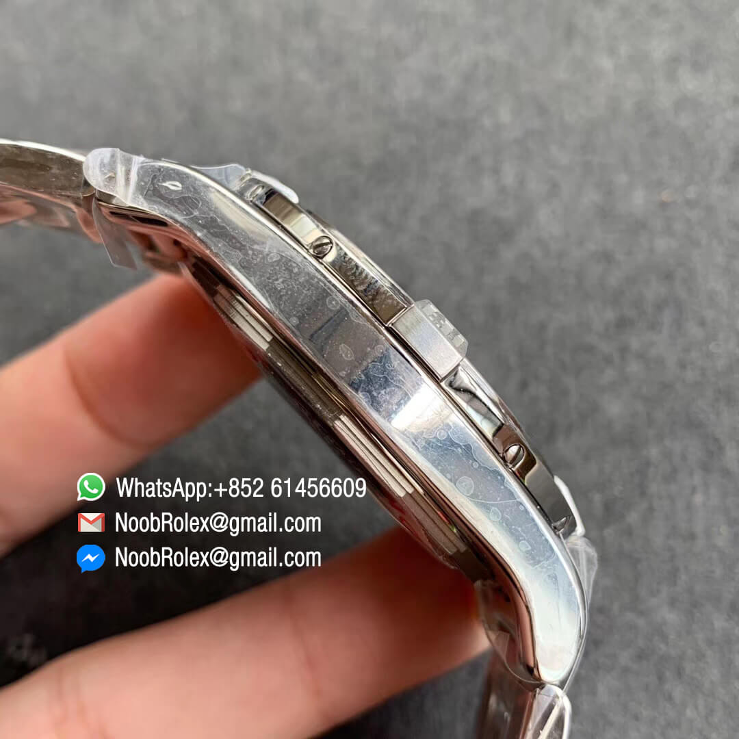 GF Factory New Avenger II GMT V2 Edition Steel Case Blue Dial Stick Markers on Steel Bracelet A2836 Noob Watch News 05