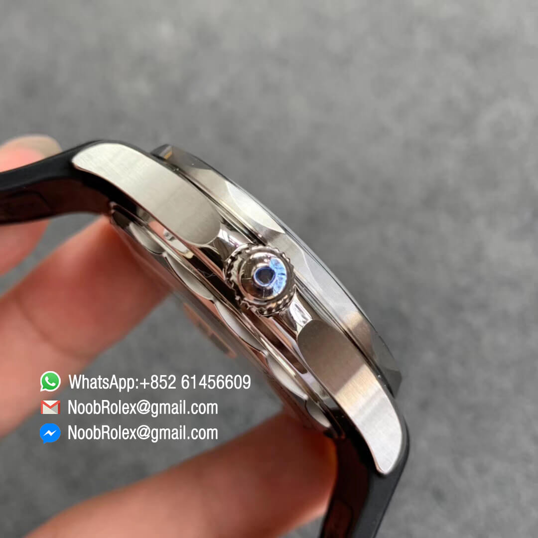 OM Factory Basel 2019 Seamaster Diver 300m Co Axial Black Ceramic White Dial on Black Rubber Strap A8800 04