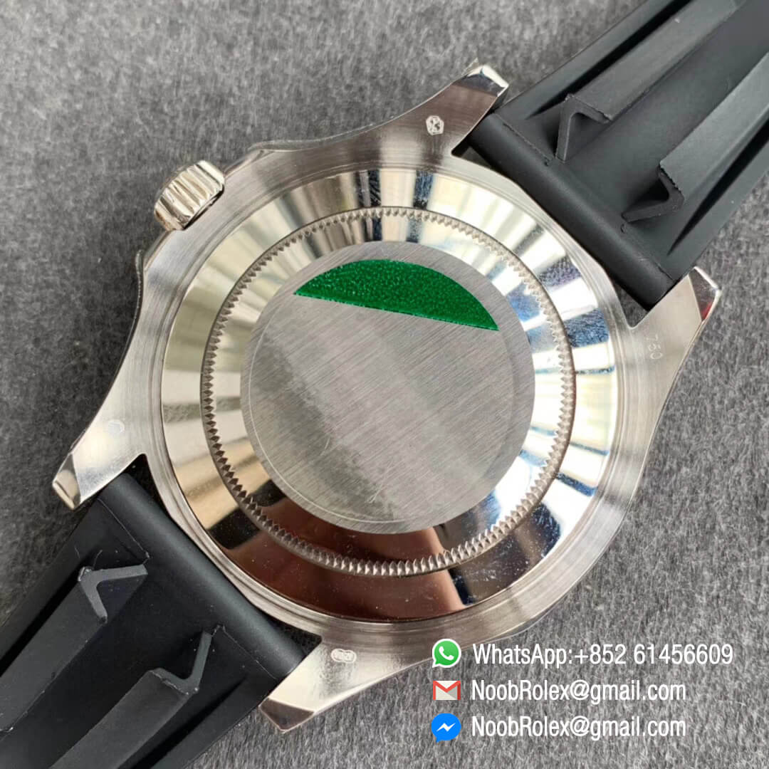 Swiss ETA Clone Watch WF Factory Yacht Master Reference 226659 42mm Black Dial 904 Steel Case Ceramic Bezel Oysterflex Rubber Strap A2836 07