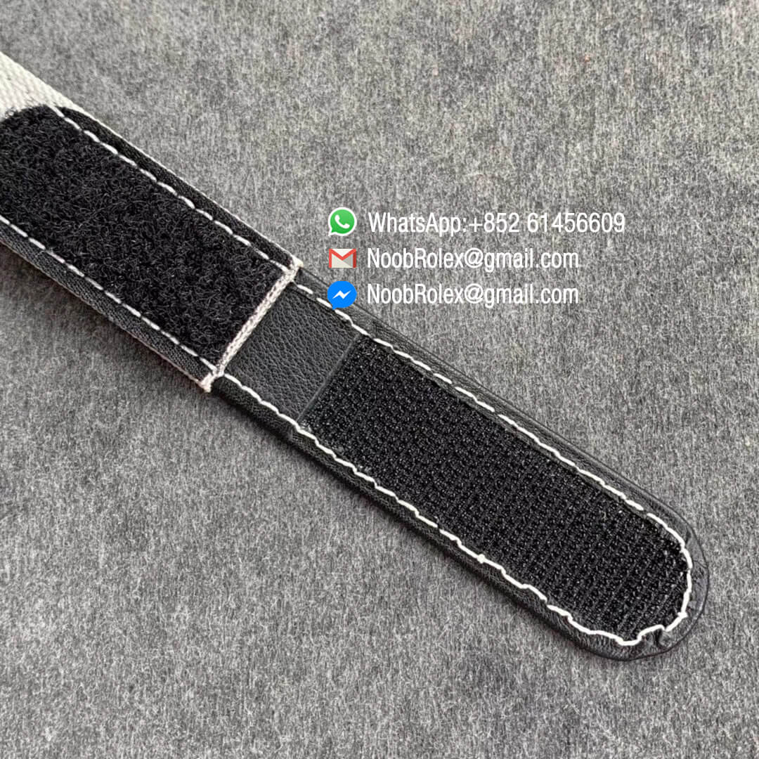 Swiss Replica Watches Daytona DIW Black Carbon Case and Bezel White & Black Dial on Black Nylon Strap A7750 TWF Best Edition