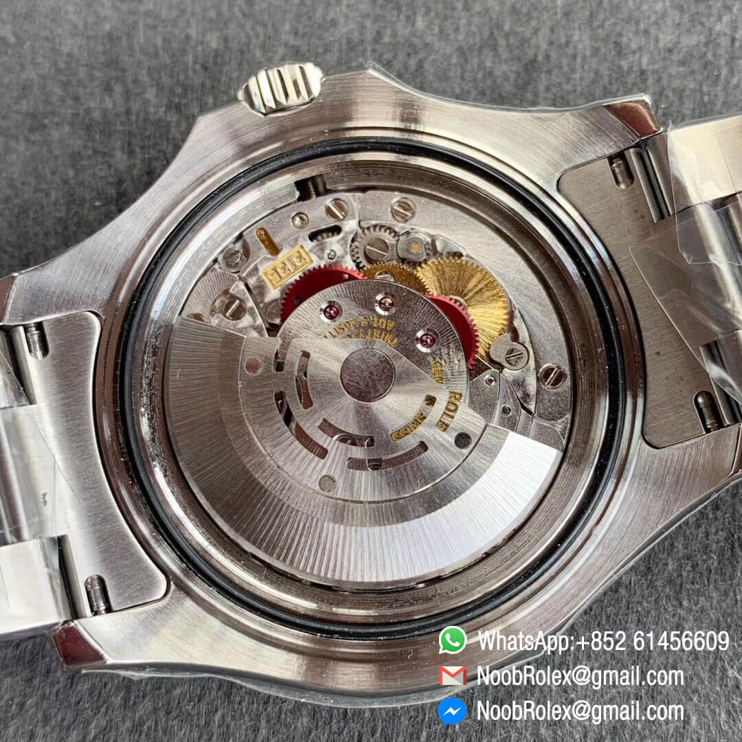 Swiss Watch Replica Yacht-Master 116622 China Noob Factory 904L Steel Case Gray Dial Blue Hand on Bracelet SA3135 - Noob Watch Time