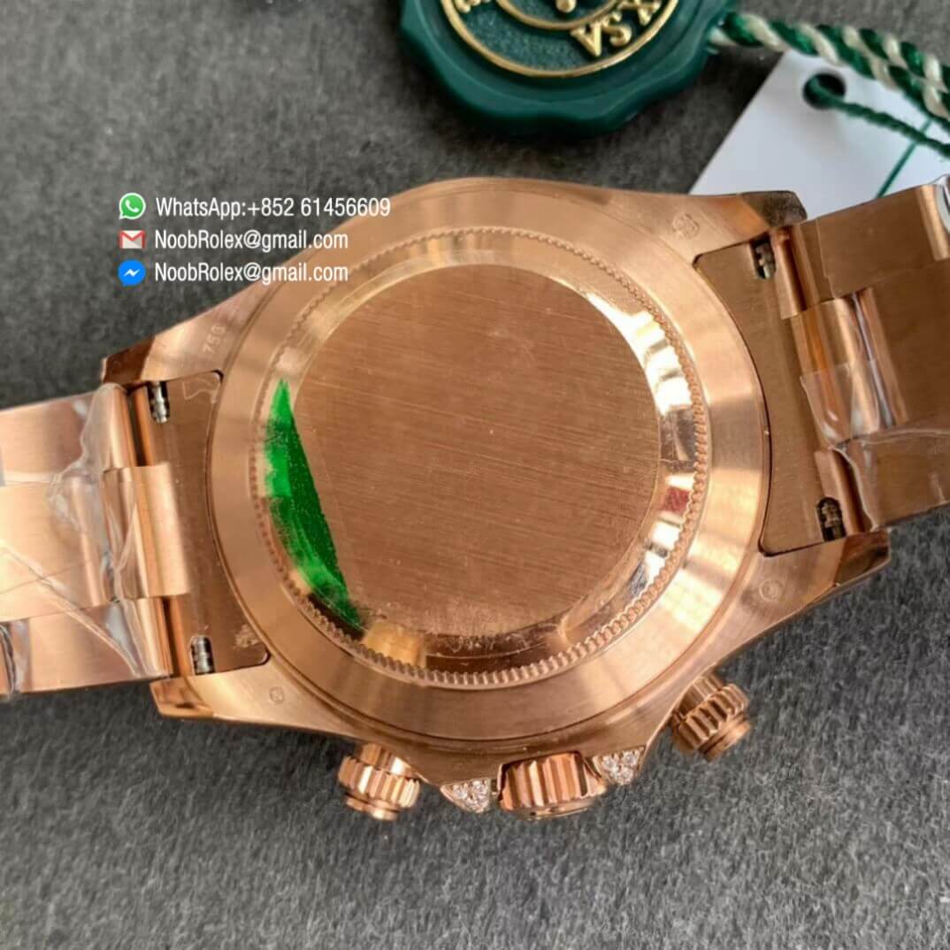 Daytona 116595RBOW RG Rainbow Crystal BLF Best Edition Diamonds Dial on RG Bracelet A4130 2