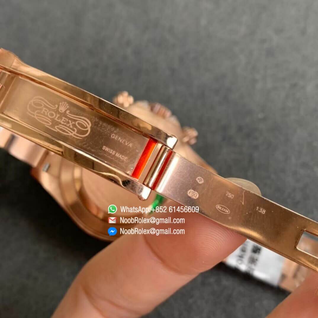 Daytona 116595RBOW RG Rainbow Crystal BLF Best Edition Diamonds Dial on RG Bracelet A4130 4