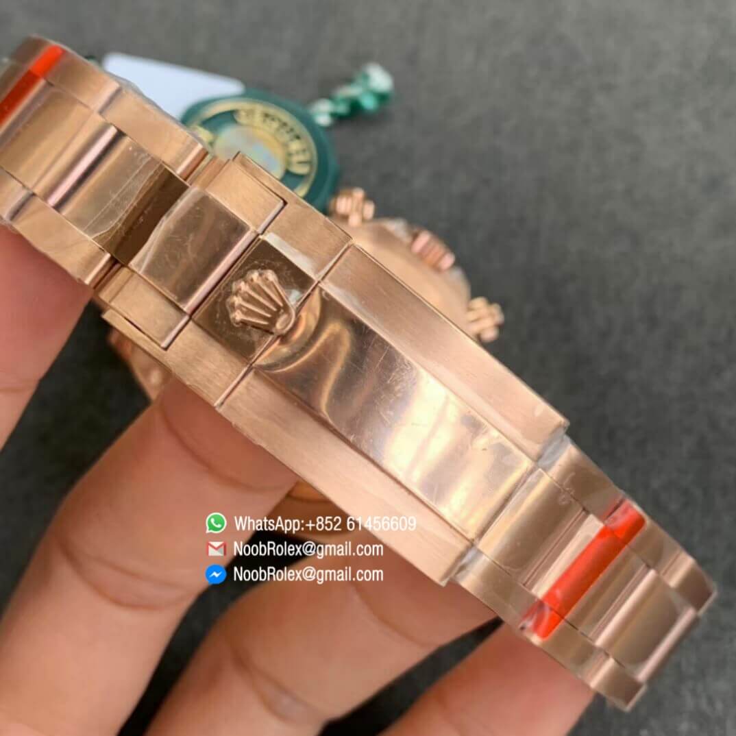 Daytona 116595RBOW RG Rainbow Crystal BLF Best Edition Diamonds Dial on RG Bracelet A4130 5