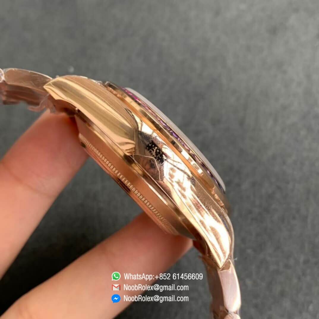 Daytona 116595RBOW RG Rainbow Crystal BLF Best Edition Diamonds Dial on RG Bracelet A4130