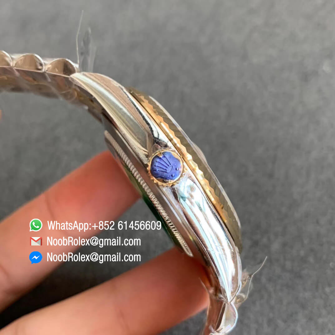 DateJust 41 126333 ARF Best Edition 904L Steel Case with Plated Gold Bezel with Yollow Gold Lumed Dial on Bicolor Jubilee Bracelet A2824 04