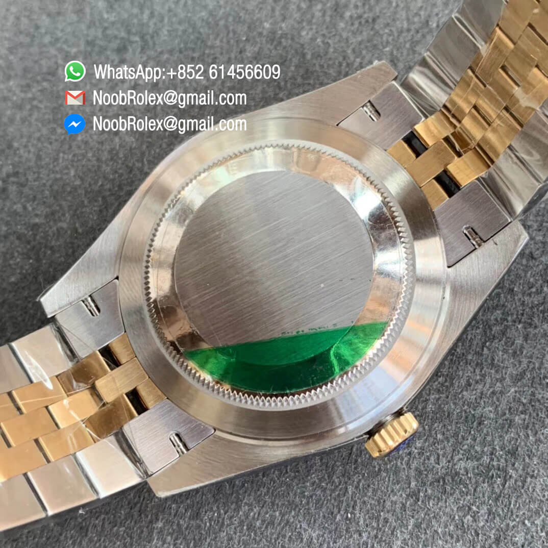 DateJust 41 126333 ARF Best Edition 904L Steel Case with Plated Gold Bezel with Yollow Gold Lumed Dial on Bicolor Jubilee Bracelet A2824 08 1