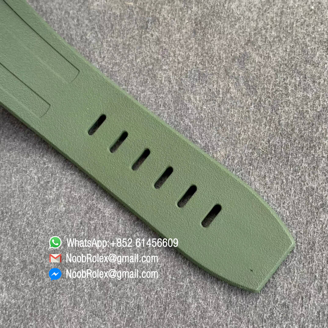 JF Watch Royal Oak Offshore Diver 15710 Green Dial and Green Rubber Strap Super Asian Clone 3120 7