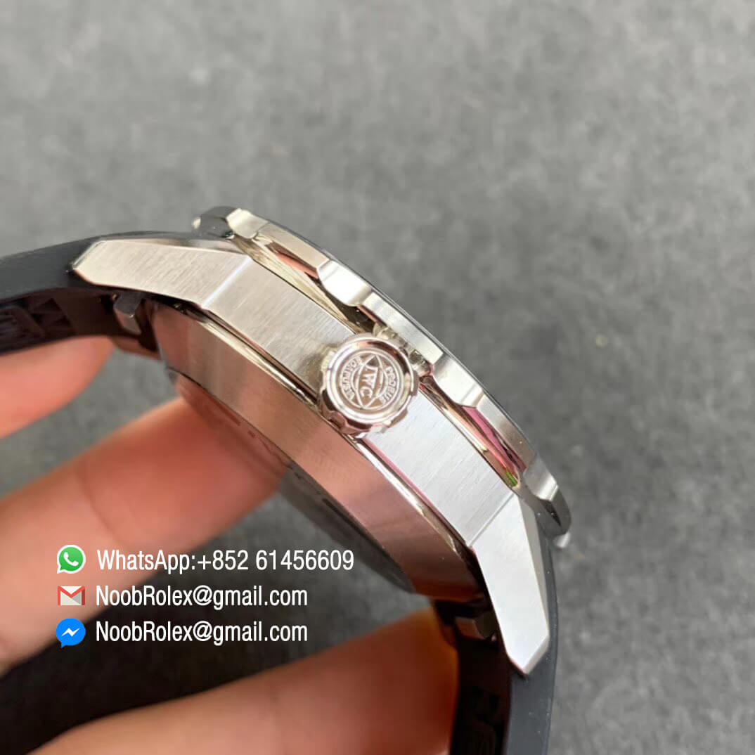 Noob Watch Aquatimer Dive Watch IW356811 Black Orange Bezel White Dial 44mm Steel Case A2892 Auto Caliber IWS Factory Top Quality 04