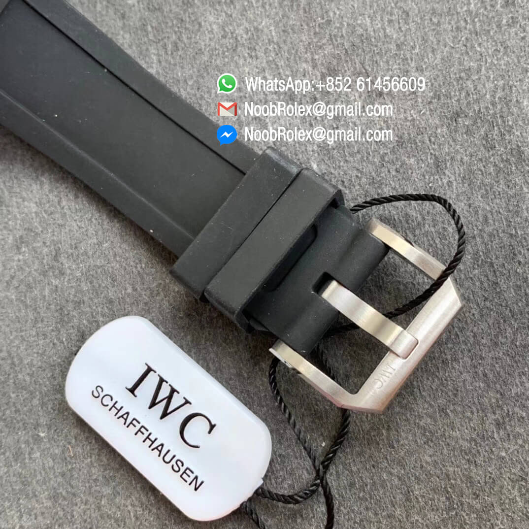 Noob Watch Aquatimer Dive Watch IW356811 Black Orange Bezel White Dial 44mm Steel Case A2892 Auto Caliber IWS Factory Top Quality 06