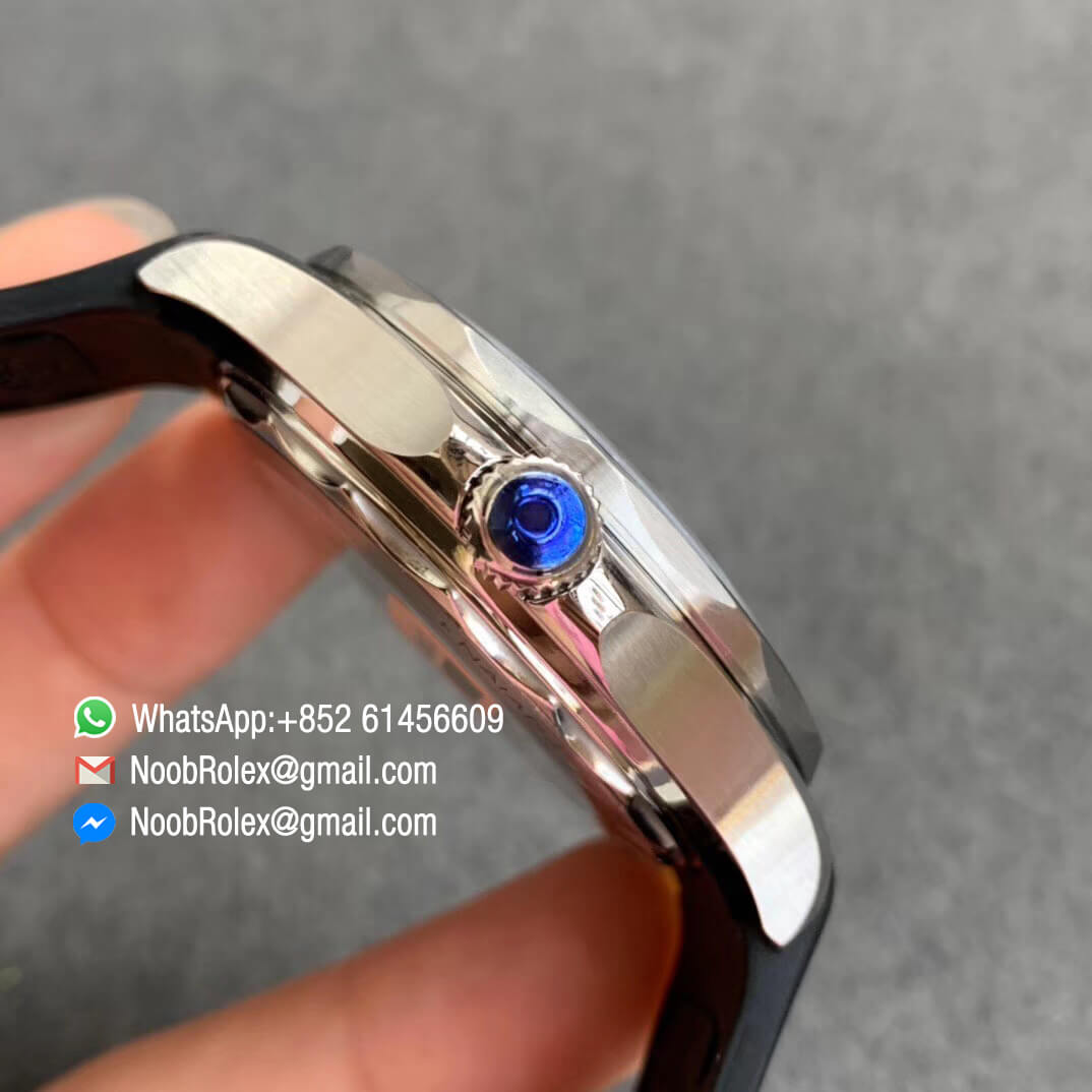 Omega Seamaster Diver 300M 007 James Bond Steel Case VSF Top Replica on Black Rubber Strap A8800 04