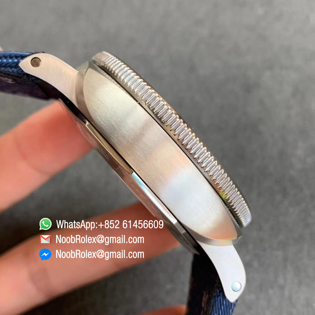 PAM985 Mike Horn Submersible Titanium Case with Black Dial on Blue Nylon Strap P9010 Clone VSF Best Edition 05 PAM985 Mike Horn Submersible Titanium Case with Black Dial on Blue Nylon Strap P9010 Clone VSF Best Edition 05