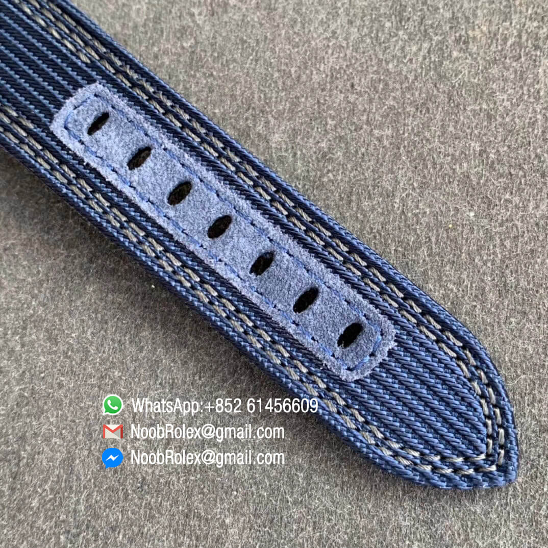 PAM985 Mike Horn Submersible Titanium Case with Black Dial on Blue Nylon Strap P9010 Clone VSF Best Edition 08 PAM985 Mike Horn Submersible Titanium Case with Black Dial on Blue Nylon Strap P9010 Clone VSF Best Edition 08